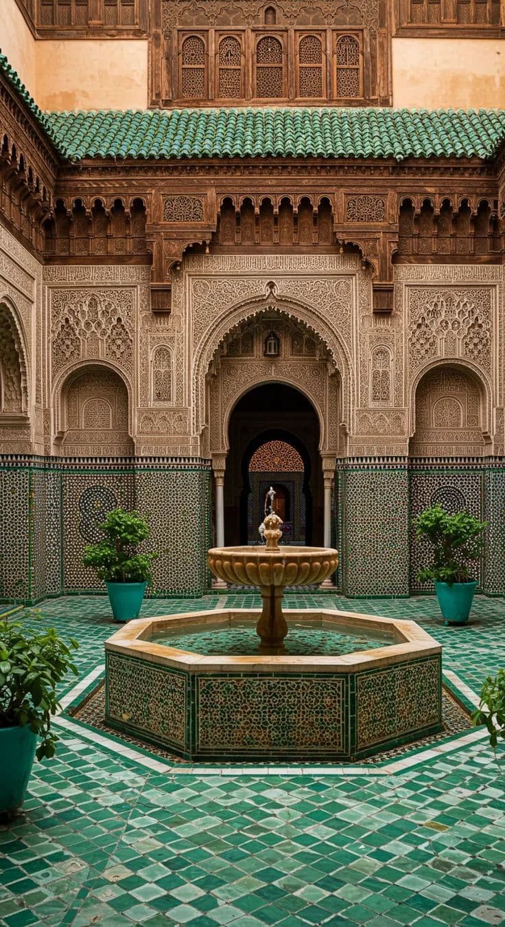 نافورة صحن مراكشية